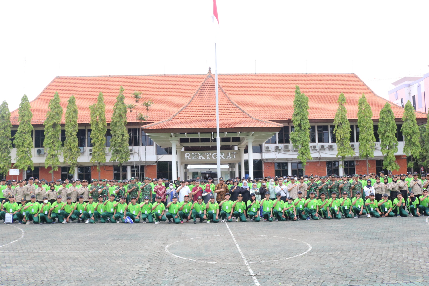 Outbound Praktikum Mata Kuliah Bela Negara